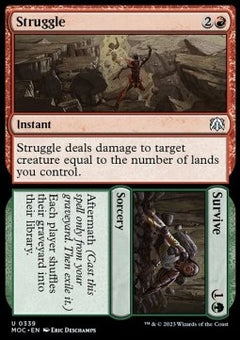 Struggle // Survive⁣ - Commander: March of the Machine⁣ (Uncommon)⁣ [339]
