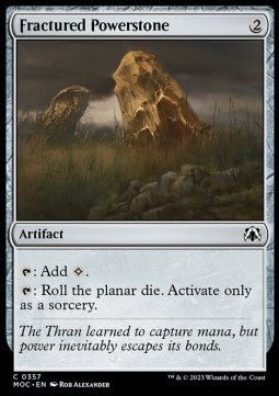 Fractured Powerstone⁣ - Commander: March of the Machine⁣ (Common)⁣ [357]