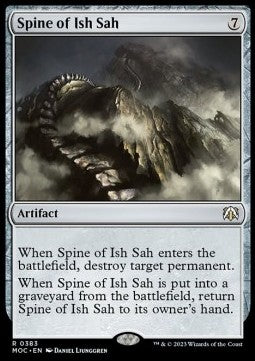 Spine of Ish Sah⁣ - Commander: March of the Machine⁣ (Rare)⁣ [383]