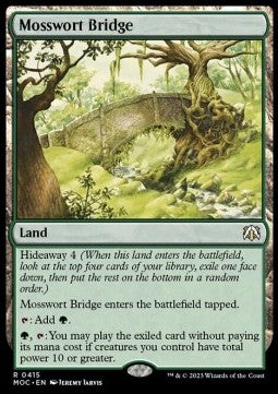 Mosswort Bridge⁣ - Commander: March of the Machine⁣ (Rare)⁣ [415]