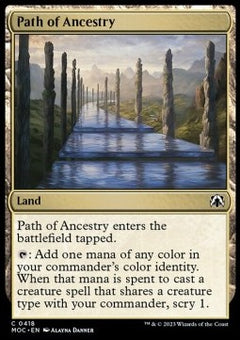 Path of Ancestry⁣ - Commander: March of the Machine⁣ (Common)⁣ [418]