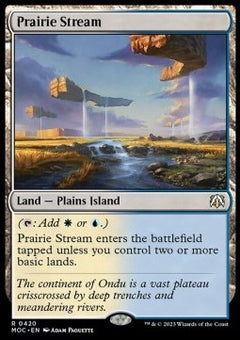 Prairie Stream⁣ - Commander: March of the Machine⁣ (Rare)⁣ [420]