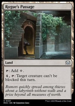 Rogue's Passage⁣ - Commander: March of the Machine⁣ (Uncommon)⁣ [421]