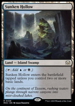 Sunken Hollow⁣ - Commander: March of the Machine⁣ (Rare)⁣ [428]