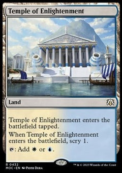 Temple of Enlightenment⁣ - Commander: March of the Machine⁣ (Rare)⁣ [432]