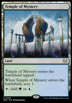 Temple of Mystery⁣ - Commander: March of the Machine⁣ (Rare)⁣ [434]