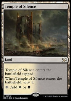Temple of Silence⁣ - Commander: March of the Machine⁣ (Rare)⁣ [436]