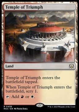 Temple of Triumph⁣ - Commander: March of the Machine⁣ (Rare)⁣ [438]