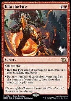 Into the Fire (V.2)⁣ - March of the Machine: Promos⁣ (Rare)⁣ [144]