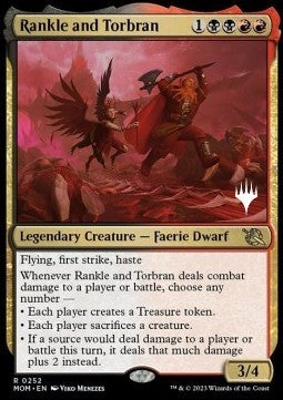 Rankle and Torbran (V.2)⁣ - March of the Machine: Promos⁣ (Rare)⁣ [252]