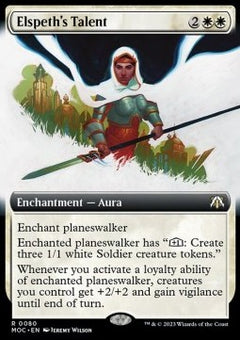 Elspeth's Talent⁣ - Commander: March of the Machine: Extras⁣ (Rare)⁣ [80]