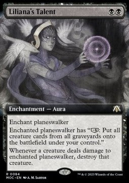 Liliana's Talent⁣ - Commander: March of the Machine: Extras⁣ (Rare)⁣ [84]