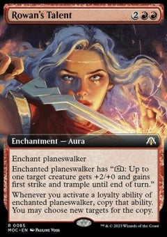 Rowan's Talent⁣ - Commander: March of the Machine: Extras⁣ (Rare)⁣ [85]