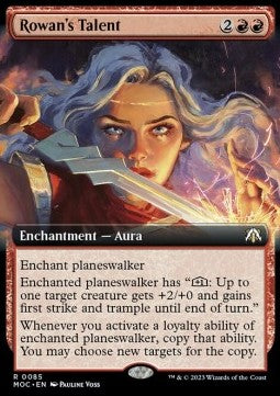 Rowan's Talent⁣ - Commander: March of the Machine: Extras⁣ (Rare)⁣ [85]