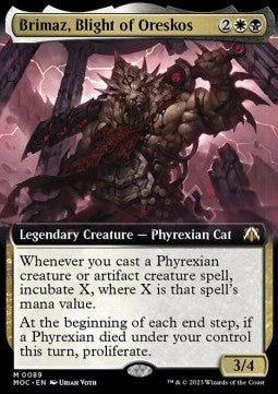 Brimaz, Blight of Oreskos (V.1)⁣ - Commander: March of the Machine: Extras⁣ (Mythic)⁣ [89]