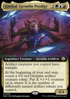 Gimbal, Gremlin Prodigy (V.1)⁣ - Commander: March of the Machine: Extras⁣ (Mythic)⁣ [91]