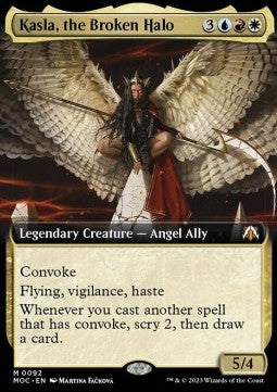 Kasla, the Broken Halo (V.1)⁣ - Commander: March of the Machine: Extras⁣ (Mythic)⁣ [92]
