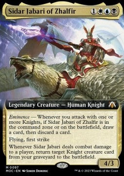 Sidar Jabari of Zhalfir (V.1)⁣ - Commander: March of the Machine: Extras⁣ (Mythic)⁣ [97]