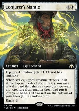 Conjurer's Mantle⁣ - Commander: March of the Machine: Extras⁣ (Rare)⁣ [99]