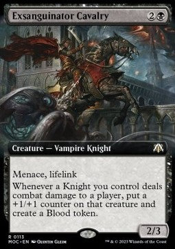 Exsanguinator Cavalry - Commander: March of the Machine: Extras (Rare) [XMOC-113]