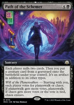 Path of the Schemer⁣ - Commander: March of the Machine: Extras⁣ (Rare)⁣ [115]