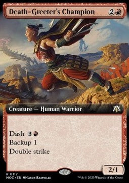 Death-Greeter's Champion⁣ - Commander: March of the Machine: Extras⁣ (Rare)⁣ [117]