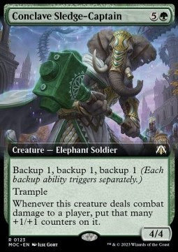 Conclave Sledge-Captain⁣ - Commander: March of the Machine: Extras⁣ (Rare)⁣ [123]