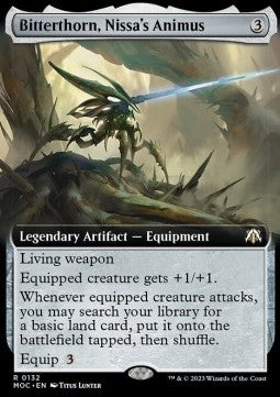 Bitterthorn, Nissa's Animus⁣ - Commander: March of the Machine: Extras⁣ (Rare)⁣ [132]