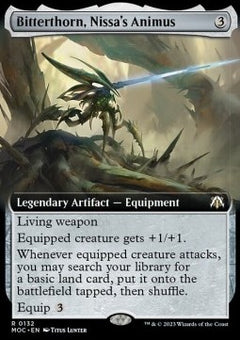 Bitterthorn, Nissa's Animus⁣ - Commander: March of the Machine: Extras⁣ (Rare)⁣ [132]