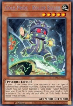 Gold Pride - Roller Baller⁣ - Cyberstorm Access⁣ (Secret Rare)⁣ [086]
