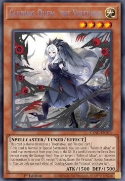Guiding Quem, the Virtuous (V.1 - Secret Rare)⁣ - Cyberstorm Access⁣ (Secret Rare)⁣ [011]