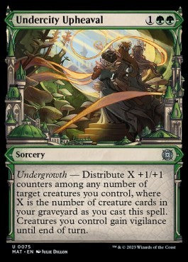 Undercity Upheaval (V.1)⁣ - March of the Machine: The Aftermath: Extras⁣ (Uncommon)⁣ [75]