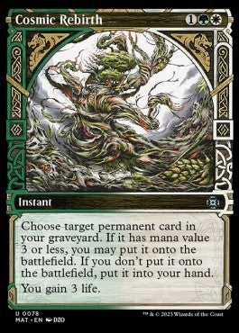 Cosmic Rebirth (V.1)⁣ - March of the Machine: The Aftermath: Extras⁣ (Uncommon)⁣ [78]