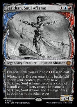 Sarkhan, Soul Aflame (V.1)⁣ - March of the Machine: The Aftermath: Extras⁣ (Mythic)⁣ [96]