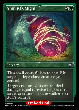 Animist's Might (V.2)⁣ - March of the Machine: The Aftermath: Extras⁣ (Uncommon)⁣ [120]