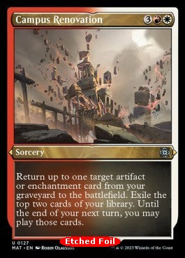 Campus Renovation (V.2)⁣ - March of the Machine: The Aftermath: Extras⁣ (Uncommon)⁣ [127]