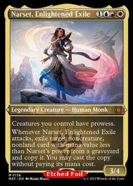 Narset, Enlightened Exile (V.2)⁣ - March of the Machine: The Aftermath: Extras⁣ (Mythic)⁣ [138]