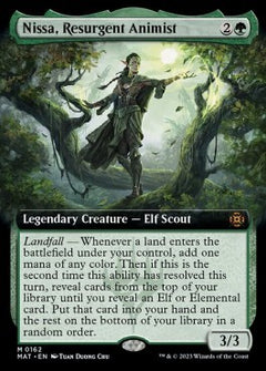 Nissa, Resurgent Animist (V.3)⁣ - March of the Machine: The Aftermath: Extras⁣ (Mythic)⁣ [162]