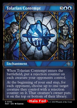 Tolarian Contempt (V.3)⁣ - March of the Machine: The Aftermath: Extras⁣ (Uncommon)⁣ [192]