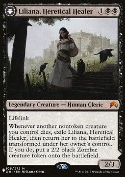 Liliana, Heretical Healer // Liliana, Defiant Necromancer - Secret Lair Commander Deck: From Cute to Brute (Mythic) [SLCFCB-106]