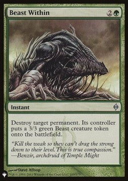Beast Within - Secret Lair Commander Deck: From Cute to Brute (Uncommon) [SLCFCB-103]
