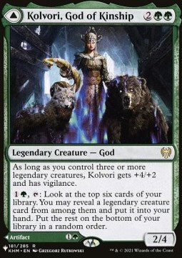 Kolvori, God of Kinship // The Ringhart Crest⁣ - Secret Lair Commander Deck: From Cute to Brute⁣ (Rare)⁣ [181]