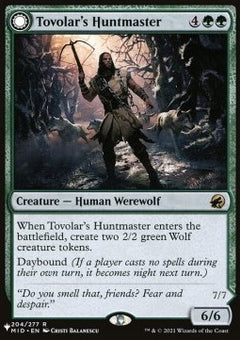 Tovolar's Huntmaster // Tovolar's Packleader⁣ - Secret Lair Commander Deck: From Cute to Brute⁣ (Rare)⁣ [204]