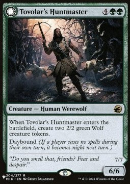 Tovolar's Huntmaster // Tovolar's Packleader⁣ - Secret Lair Commander Deck: From Cute to Brute⁣ (Rare)⁣ [204]