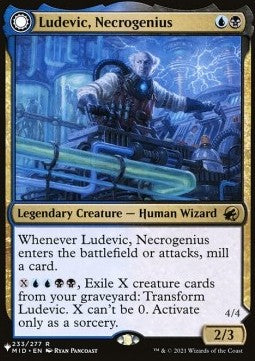 Ludevic, Necrogenius // Olag, Ludevic's Hubris⁣ - Secret Lair Commander Deck: From Cute to Brute⁣ (Rare)⁣ [233]