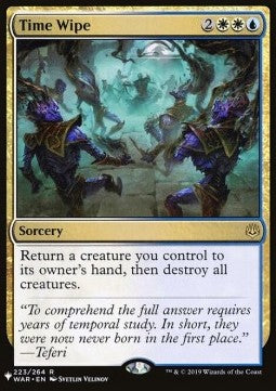 Time Wipe⁣ - Secret Lair Commander Deck: From Cute to Brute⁣ (Rare)⁣ [223]