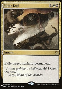 Utter End⁣ - Secret Lair Commander Deck: From Cute to Brute⁣ (Rare)⁣ [210]