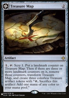Treasure Map / Treasure Cove - Secret Lair Commander Deck: From Cute to Brute (Rare) [SLCFCB-250]