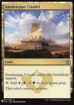 Sandsteppe Citadel⁣ - Secret Lair Commander Deck: From Cute to Brute⁣ (Uncommon)⁣ [241]