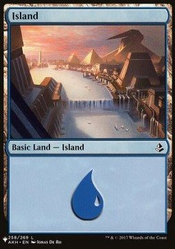 Island⁣ - Secret Lair Commander Deck: From Cute to Brute⁣ (Land)⁣ [258]